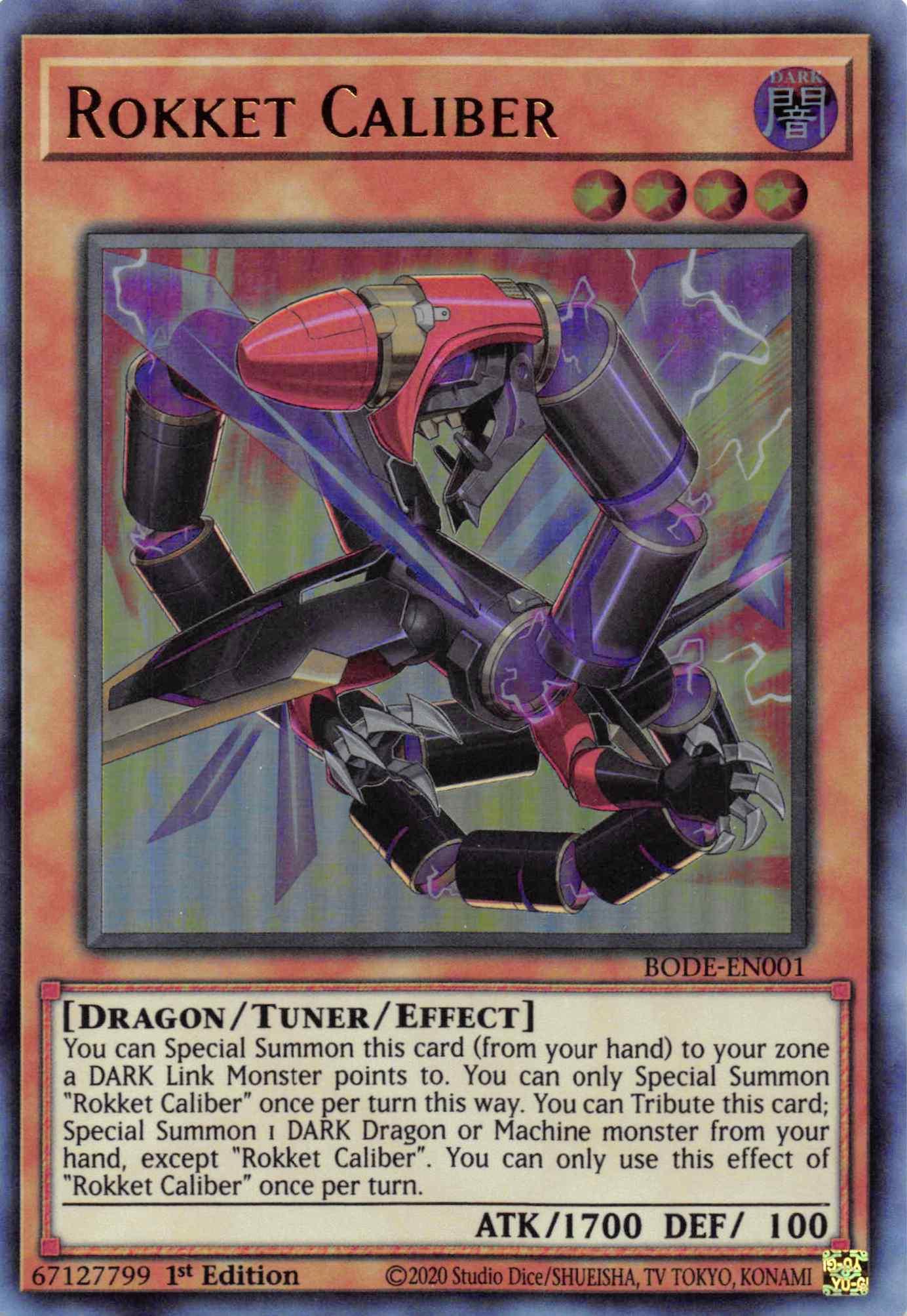 Rokket Caliber [BODE-EN001] Ultra Rare - Josh's Cards