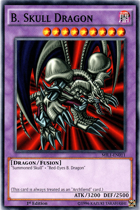 B. Skull Dragon [MIL1-EN011] Common - Josh's Cards