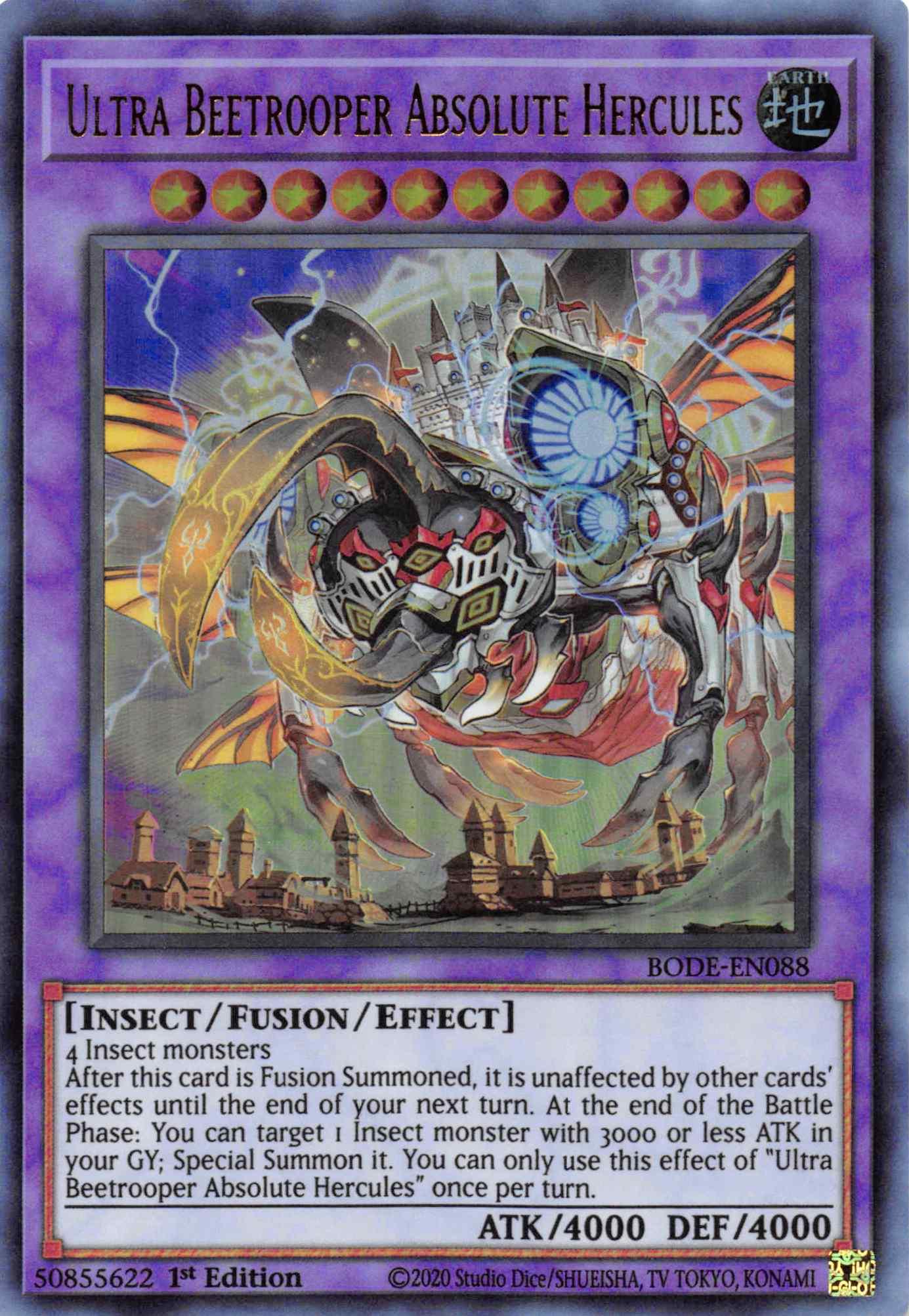 Ultra Beetrooper Absolute Hercules [BODE-EN088] Ultra Rare - Josh's Cards