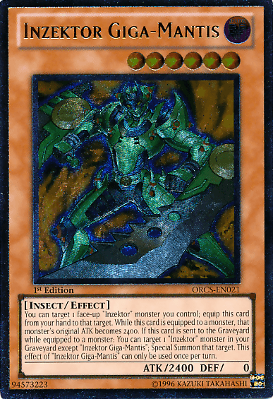 Inzektor Giga-Mantis [ORCS-EN021] Ultimate Rare - Josh's Cards