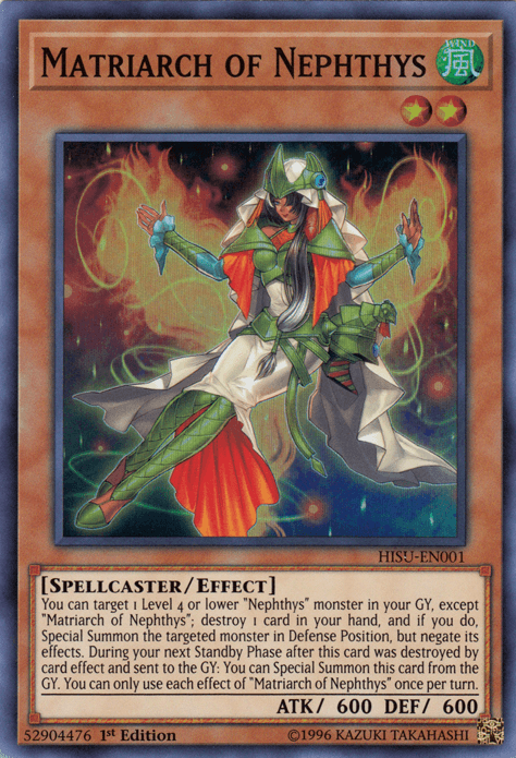 Matriarch of Nephthys [HISU-EN001] Super Rare - Josh's Cards