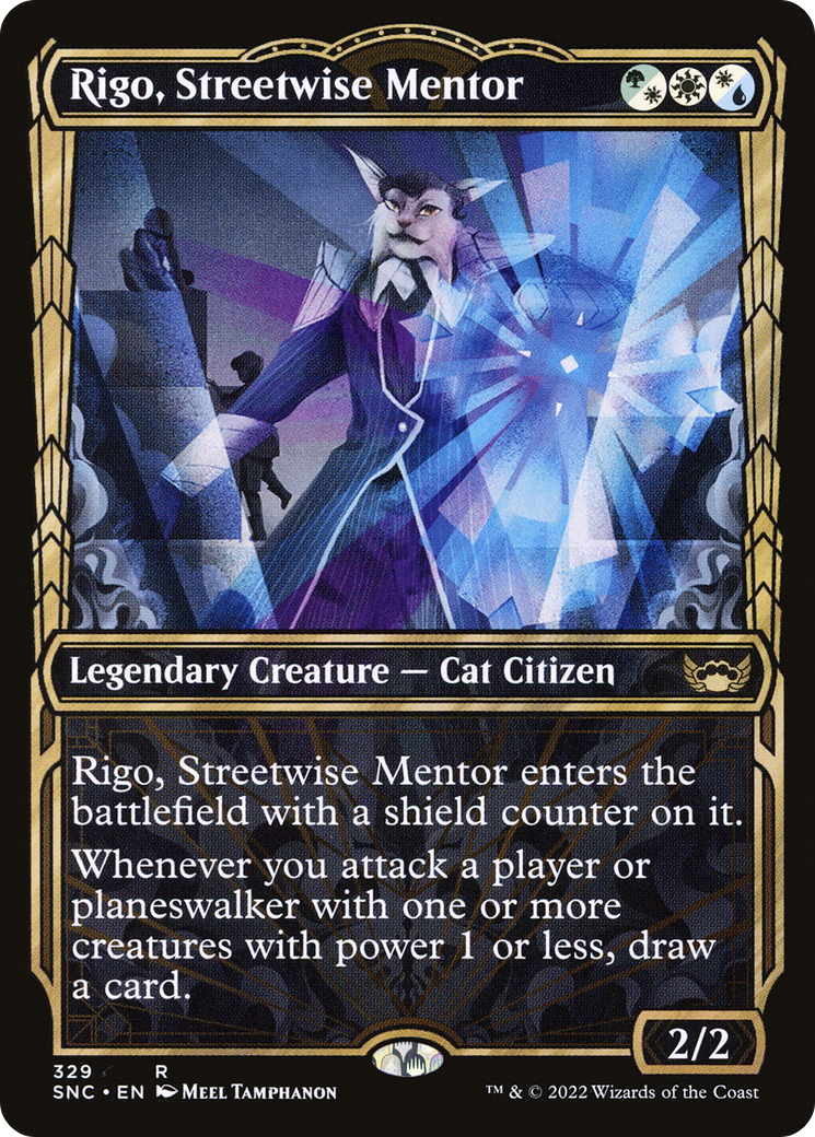 Rigo, Streetwise Mentor (SNC-329) - Streets of New Capenna: (Showcase)