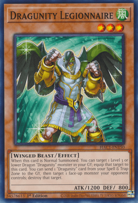 Dragunity Legionnaire [HAC1-EN150] Common - Josh's Cards