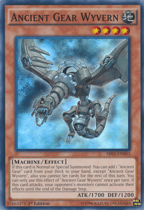 Ancient Gear Wyvern [SR03-EN003] Super Rare - Josh's Cards