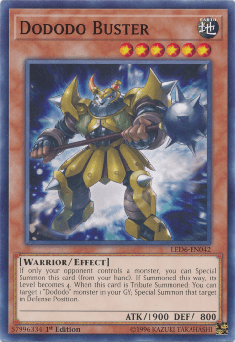 Dododo Buster [LED6-EN042] Common - Josh's Cards