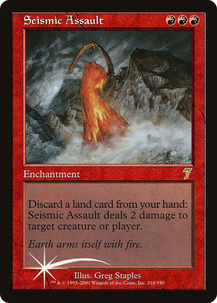 Seismic Assault [Seventh Edition] Foil