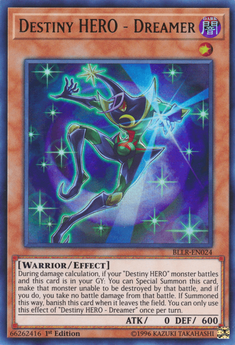 Destiny Hero - Dreamer [BLLR-EN024] Ultra Rare - Josh's Cards