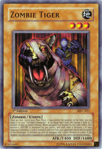 Zombie Tiger [MFC-011] Common - Josh's Cards