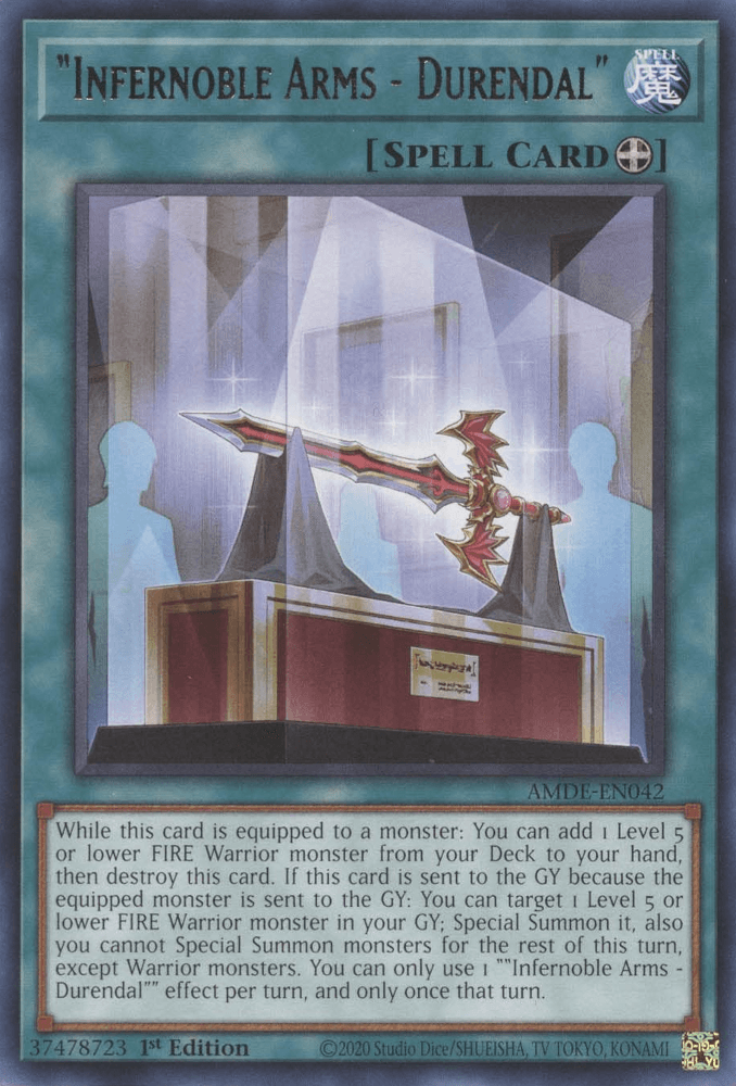 "Infernoble Arms - Durendal" [AMDE-EN042] Rare - Josh's Cards