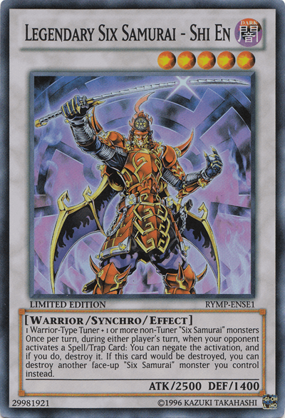 Legendary Six Samurai - Shi En [RYMP-ENSE1] Super Rare - Josh's Cards