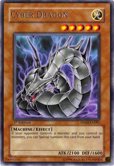 Cyber Dragon [DP04-EN001] Rare - Josh's Cards