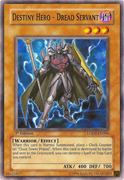 Destiny Hero - Dread Servant (LODT-EN004) - Light of Destruction Unlimited
