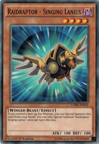 Raidraptor - Singing Lanius [CORE-EN014] Common - Josh's Cards