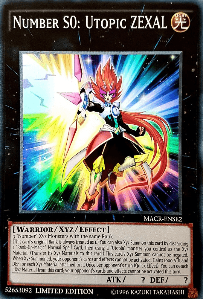 Number S0: Utopic ZEXAL [MACR-ENSE2] Super Rare - Josh's Cards
