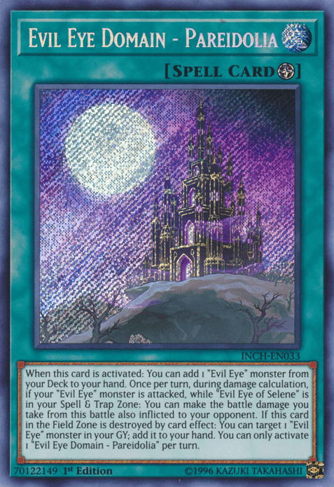 Evil Eye Domain - Pareidolia [INCH-EN033] Secret Rare - Josh's Cards