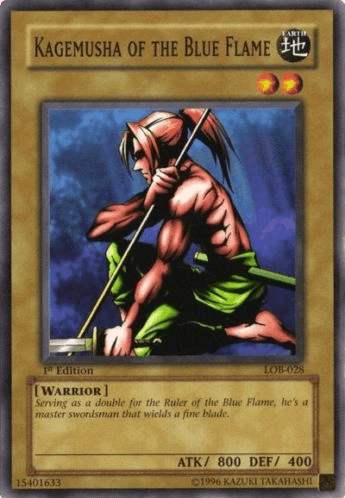 Kagemusha of the Blue Flame [LOB-028] Common - Josh's Cards