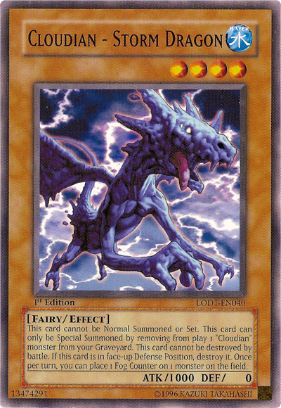 Cloudian - Storm Dragon (LODT-EN040) - Light of Destruction 1st Edition