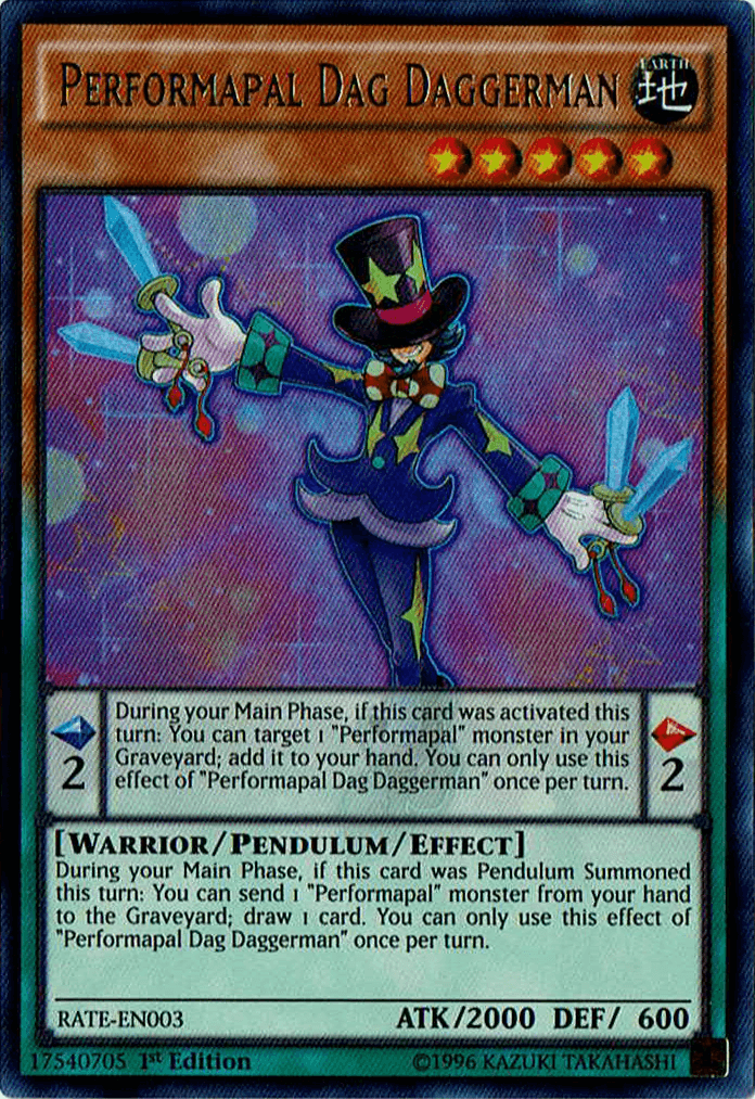 Performapal Dag Daggerman [RATE-EN003] Ultra Rare - Josh's Cards