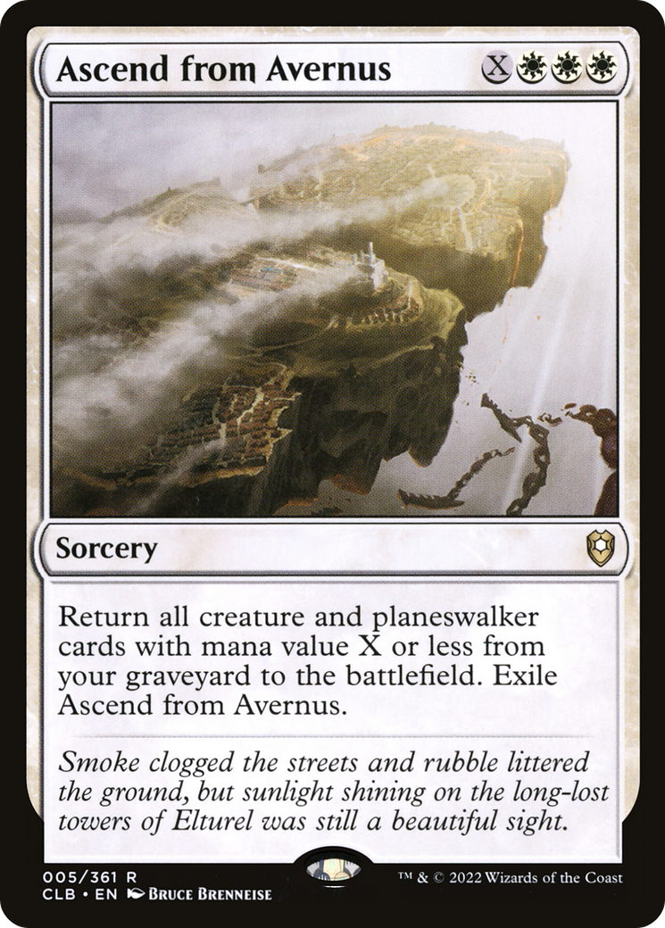 Ascend from Avernus (CLB-005) - Commander Legends: Battle for Baldur's Gate