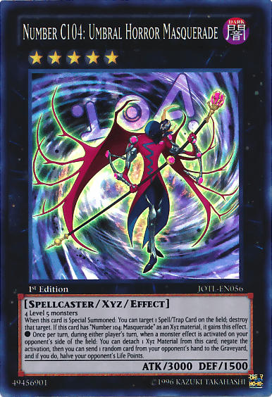 Number C104: Umbral Horror Masquerade [JOTL-EN056] Super Rare - Josh's Cards
