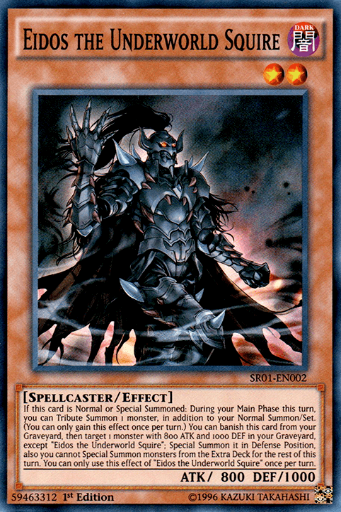 Eidos the Underworld Squire [SR01-EN002] Super Rare - Josh's Cards