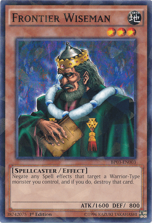 Frontier Wiseman [BP03-EN003] Shatterfoil Rare - Josh's Cards