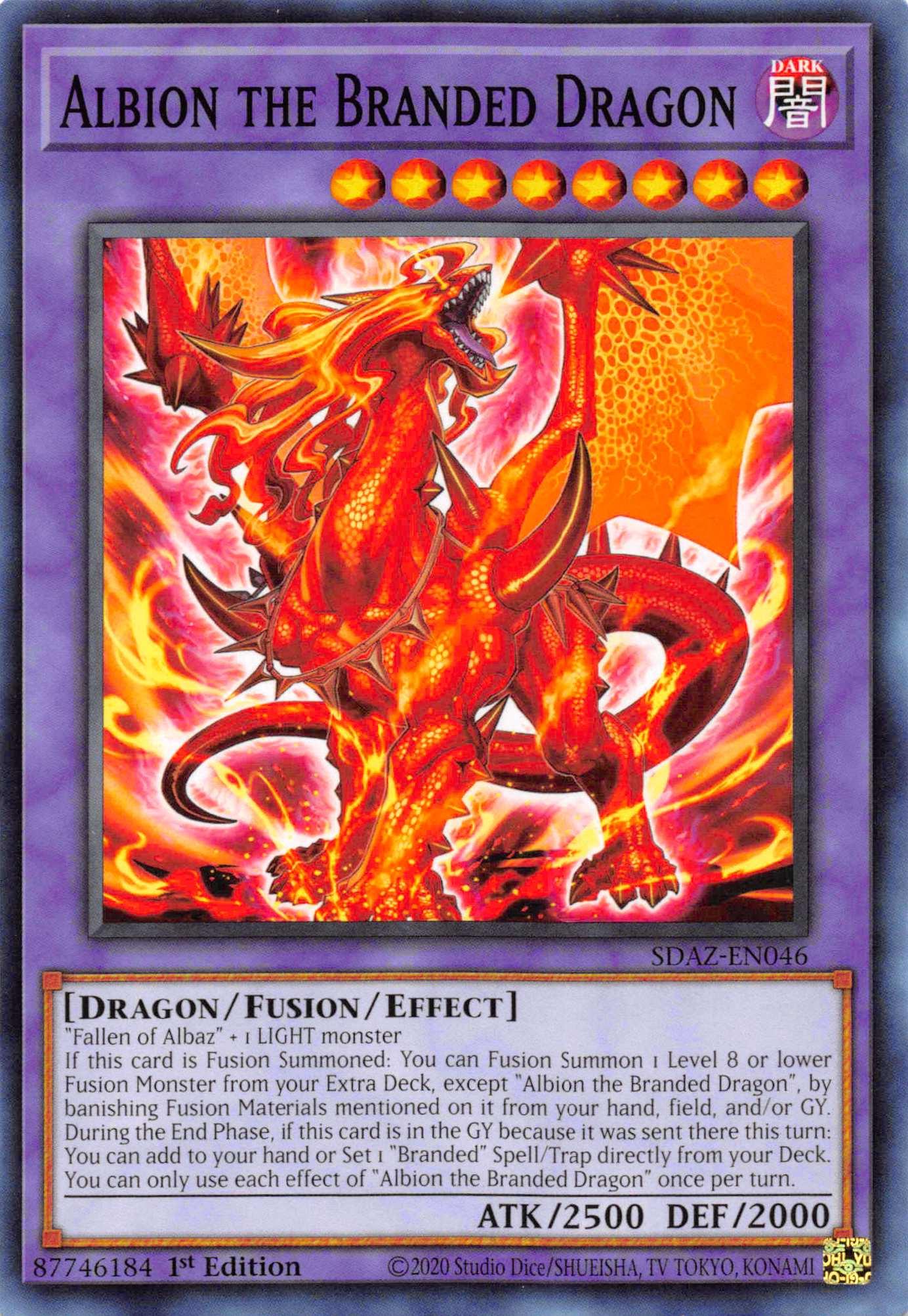Albion the Branded Dragon [SDAZ-EN046] Common - Josh's Cards