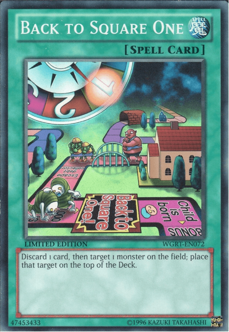 Back to Square One [WGRT-EN072] Super Rare - Josh's Cards