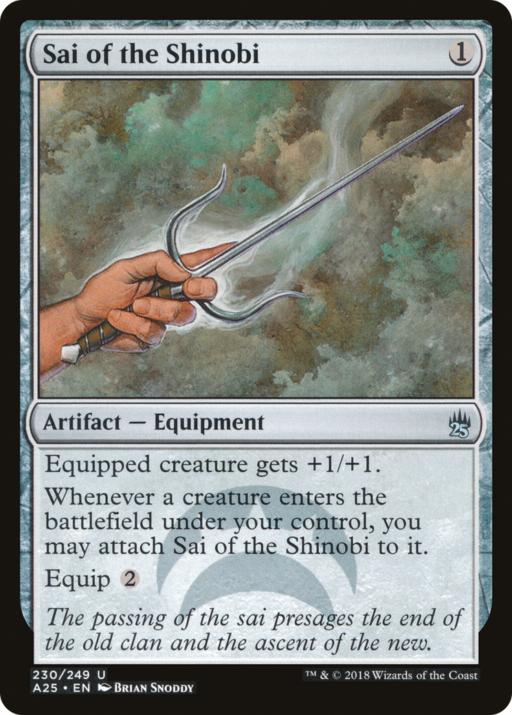 Sai of the Shinobi (A25-230) - Masters 25
