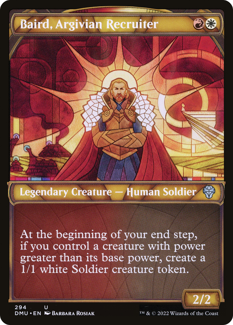 Baird, Argivian Recruiter (DMU-294) - Dominaria United: (Showcase) Foil