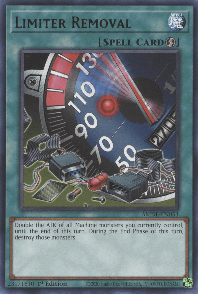 Limiter Removal [AMDE-EN053] Rare - Josh's Cards