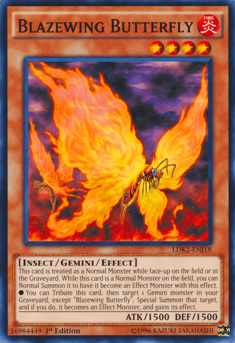 Blazewing Butterfly [LDK2-ENJ18] Common - Josh's Cards