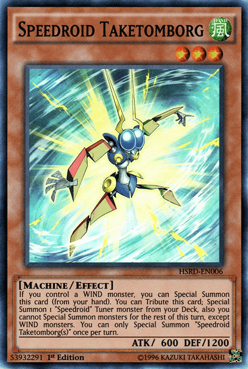 Speedroid Taketomborg [HSRD-EN006] Super Rare - Josh's Cards