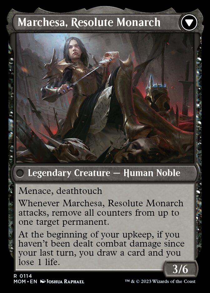 Invasion of Fiora // Marchesa, Resolute Monarch (MOM-114) - March of the Machine Foil