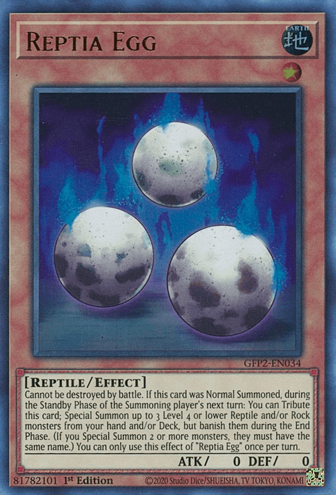 Reptia Egg [GFP2-EN034] Ultra Rare - Josh's Cards