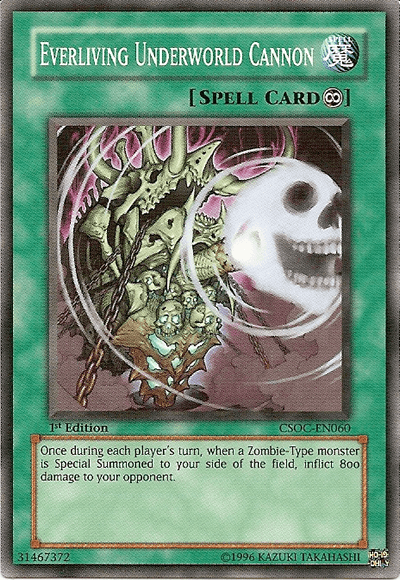 Everliving Underworld Cannon [CSOC-EN060] Common - Josh's Cards