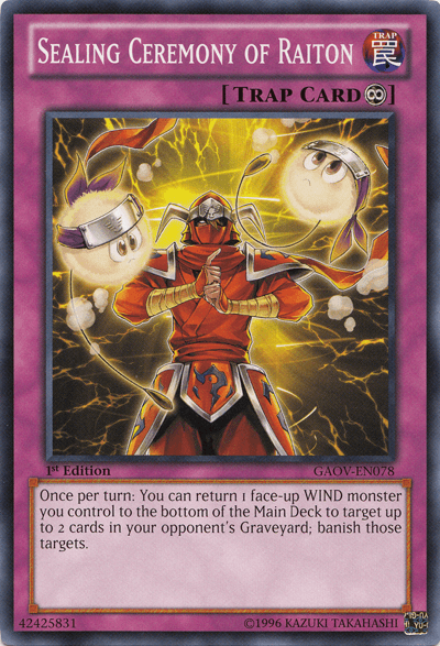 Sealing Ceremony of Raiton [GAOV-EN078] Common - Josh's Cards