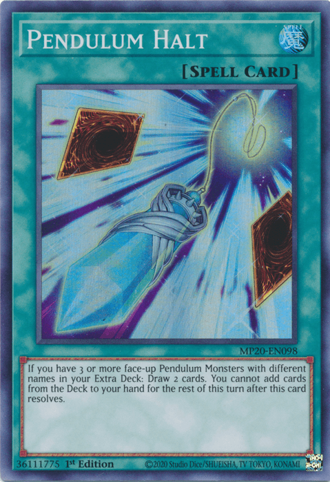 Pendulum Halt [MP20-EN098] Super Rare - Josh's Cards