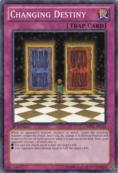 Changing Destiny [BP01-EN104] Starfoil Rare - Josh's Cards