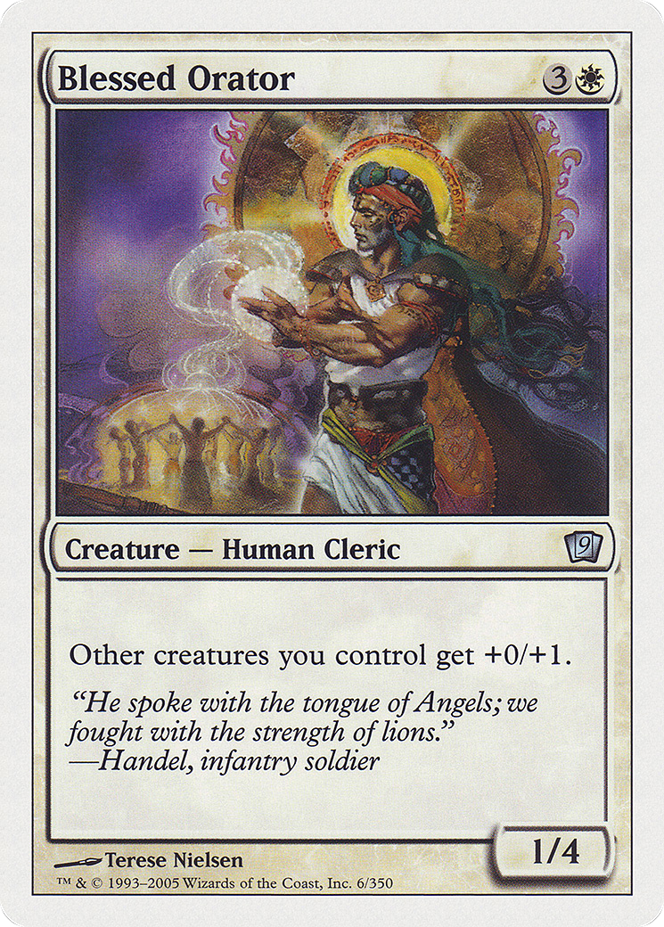 Blessed Orator [Ninth Edition] Foil