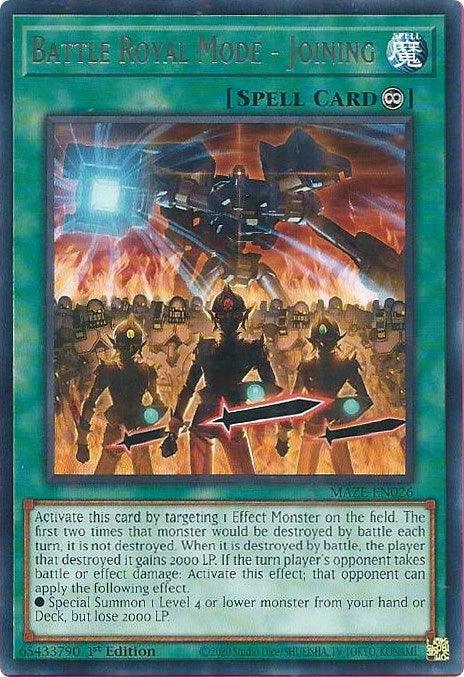 Battle Royal Mode - Joining [MAZE-EN026] Rare - Josh's Cards