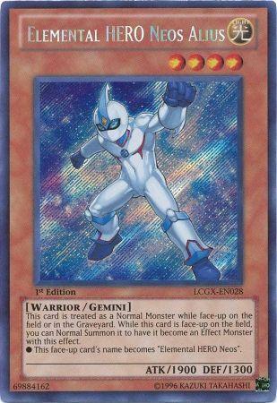 Elemental HERO Neos Alius [LCGX-EN028] Secret Rare - Josh's Cards