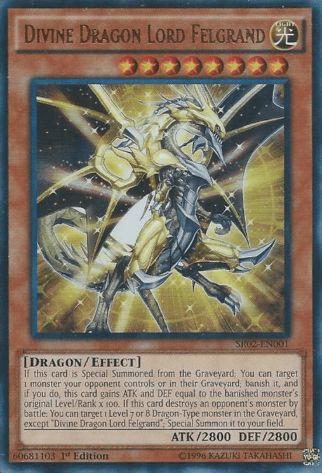 Divine Dragon Lord Felgrand [SR02-EN001] Ultra Rare - Josh's Cards