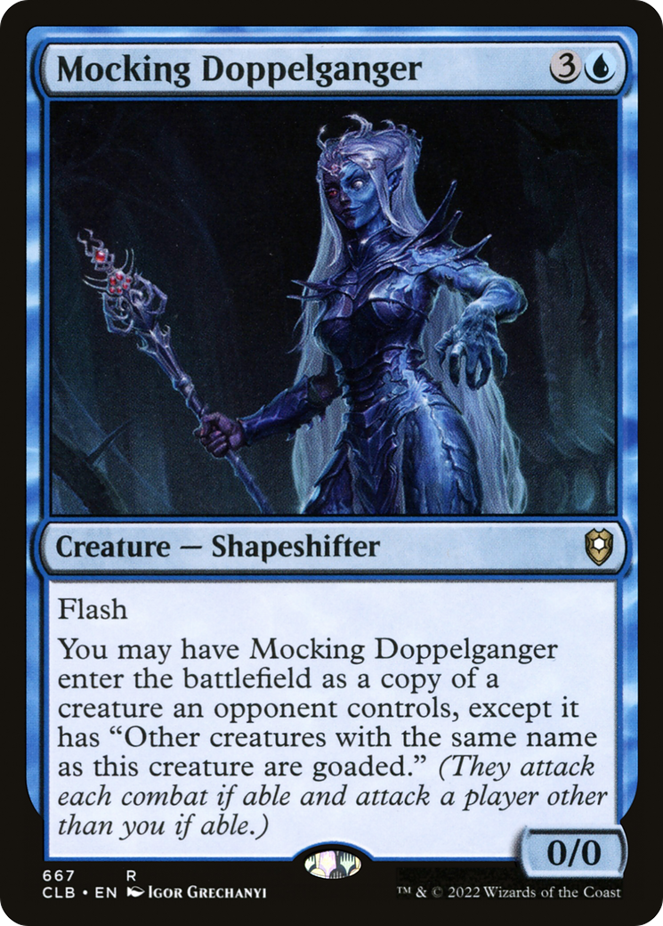 Mocking Doppelganger (CLB-667) - Commander Legends: Battle for Baldur's Gate