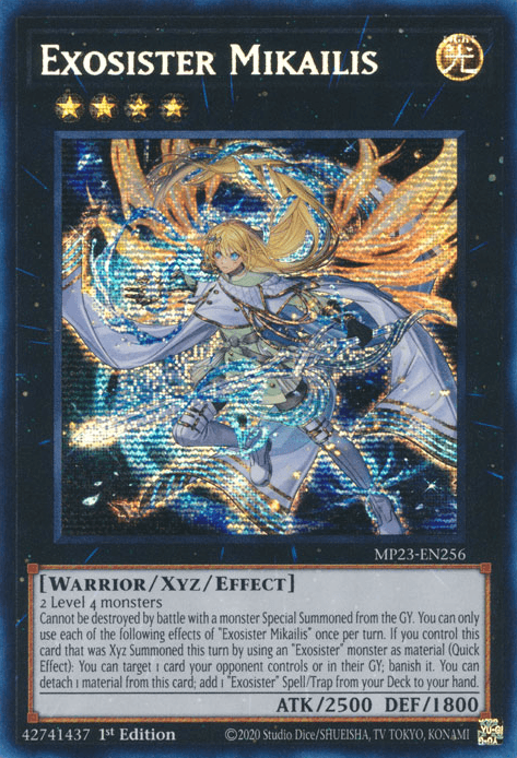 Exosister Mikailis [MP23-EN256] Prismatic Secret Rare - Josh's Cards