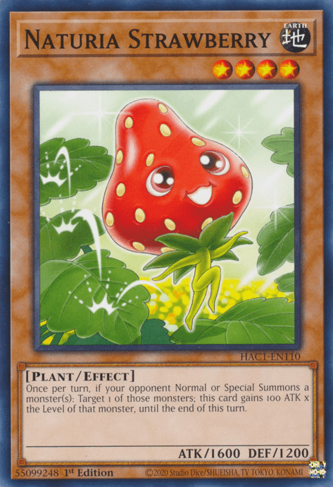 Naturia Strawberry [HAC1-EN110] Common - Josh's Cards