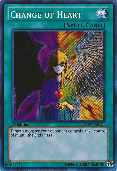 Change of Heart [LCYW-EN124] Secret Rare - Josh's Cards