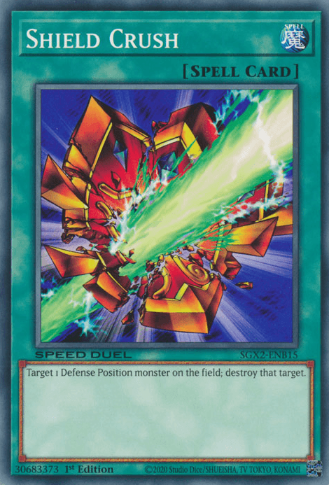 Shield Crush [SGX2-ENB15] Common - Josh's Cards