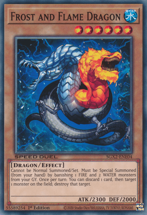 Frost and Flame Dragon [SGX2-ENE04] Common - Josh's Cards