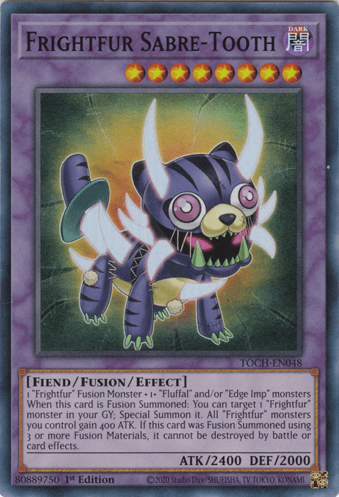 Frightfur Sabre-Tooth [TOCH-EN048] Super Rare - Josh's Cards